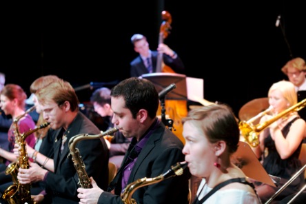 bigband van het conservatorium Utrecht speelt in IJsselstein