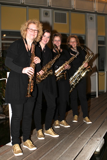 Saxofoonquartet The Golden Girls